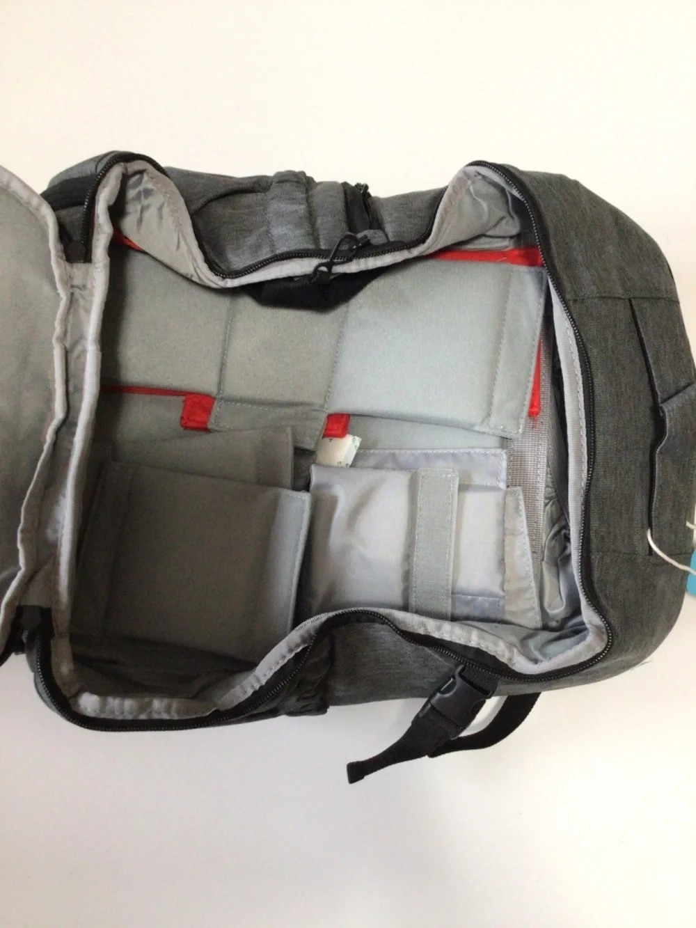 BAGSMART Gray Camera Backpack - Padded Photo & Video Case